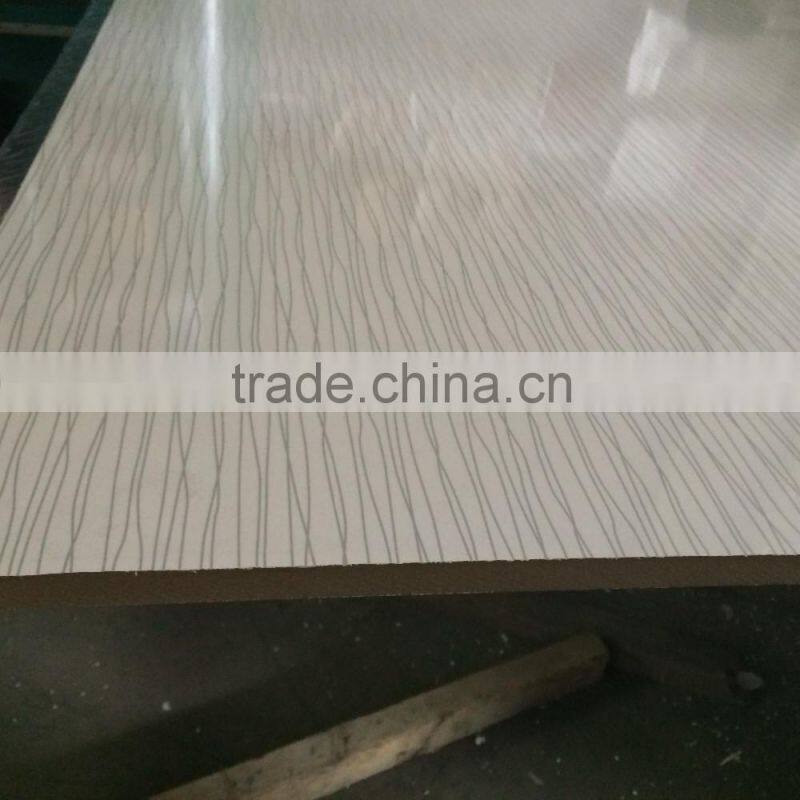 high glossy polyester mdf,high gloss UV coated MDF panel