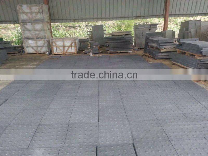China grey granite paving stone,grey blind paving stone