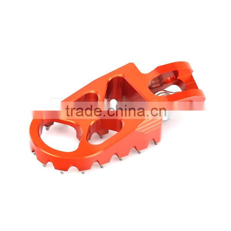 7075 aluminum alloy motorcycle spare parts CNC foot pegs for offroad