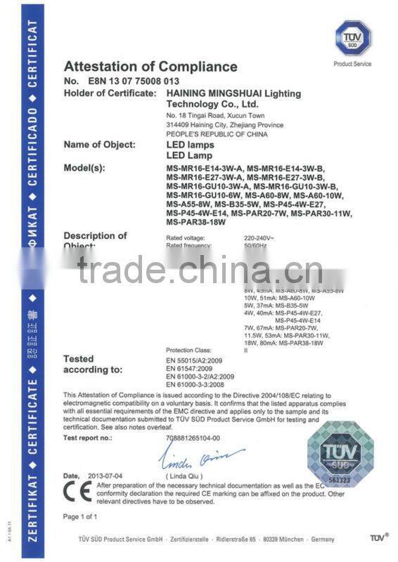 Mingshuai MR16 GU5.3 48SMD LED small light for indoor light bulb