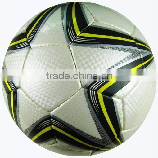 Official size 5 PU hand stitched soccer ball.Hand stitched football