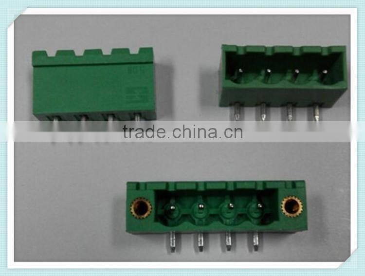 4-way Terminal Block XS2ESDT 300V 15A 5.0/5.08/7.62/3.81/3.5mm Pitch with UL, CE, ISO, SGS,CQC Approved