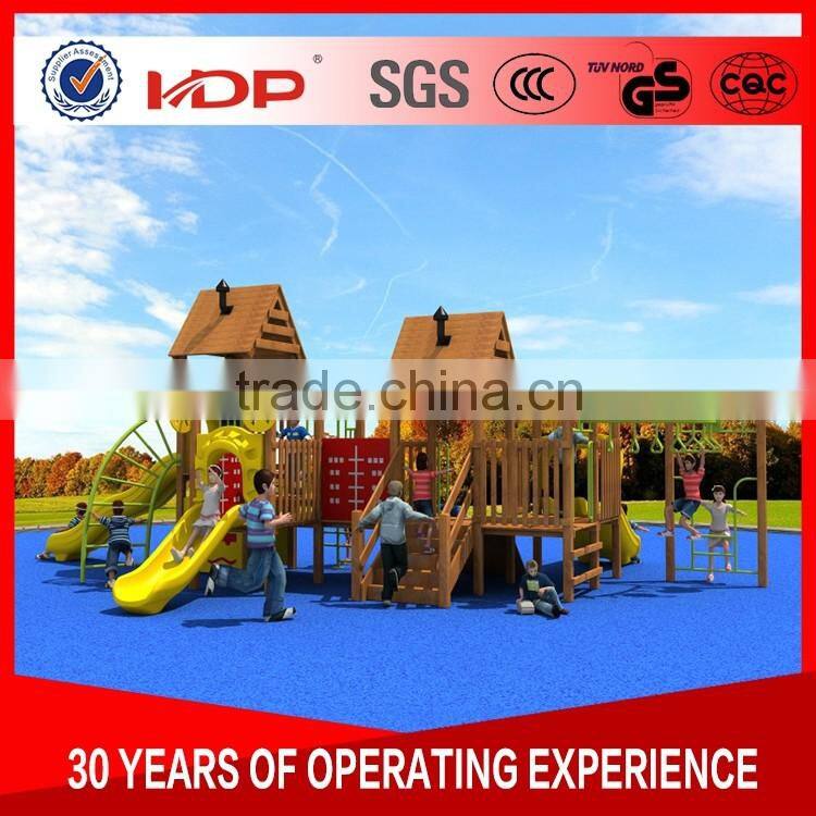2016 Heavy duty wooden playground equipment, kids playground equipment