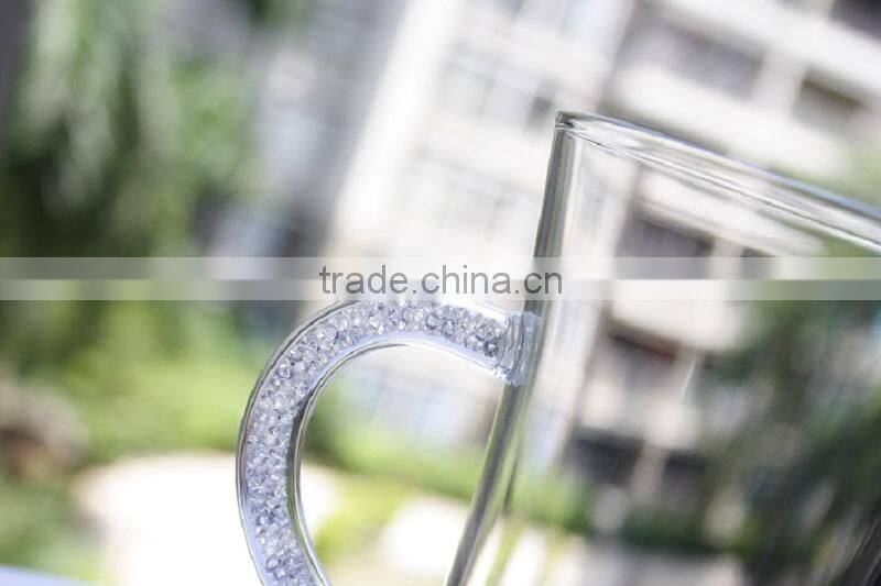 Heat-resistant fashion new design heat-resistant borosilicate glass coffee mug