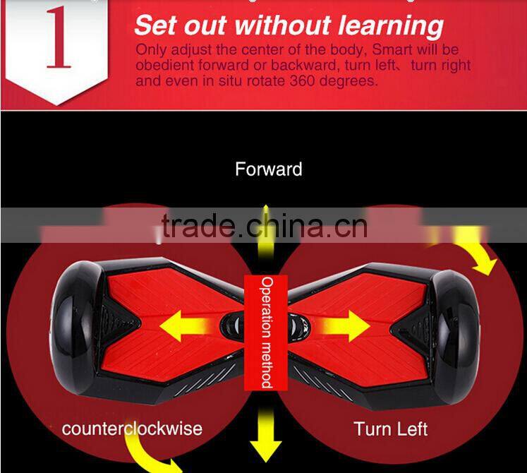 2 wheel self balance scooter Bluetooth and with protective strips