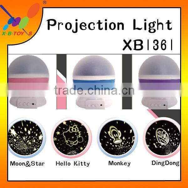 New ! Hot sale color changing LED Projection Light From China Supplier Creative USB Charging or Battery Operated Projector Light