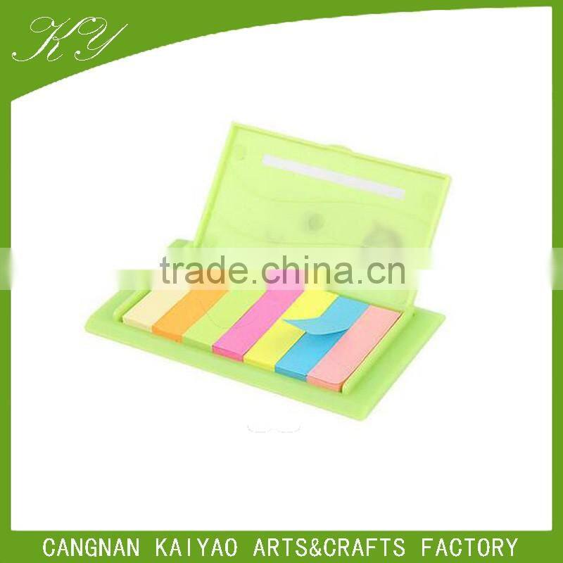 customized PVC transparency colorful sticky note manufacturer in wenzhou china