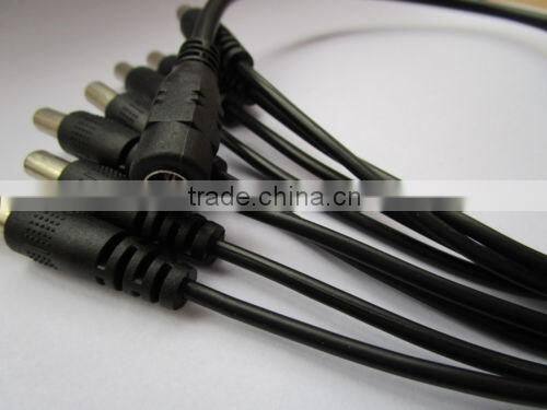 2016 new arrival 8 Channel DC Power Spliter 1 Female to 8 Male for Camera