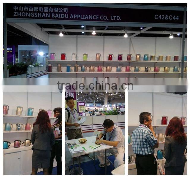 Beautiful and special design electric kettle with keep warm function