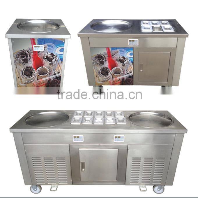 commercial fried ice cream machine price flat pan ice cream machine for sale