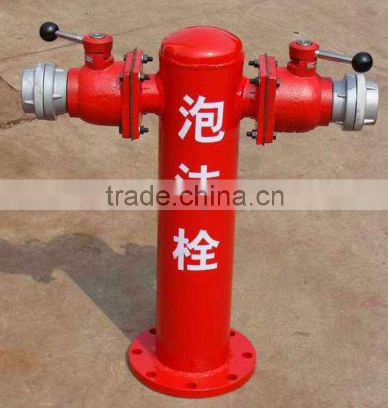 Foam fire hydrant fire hydrant system