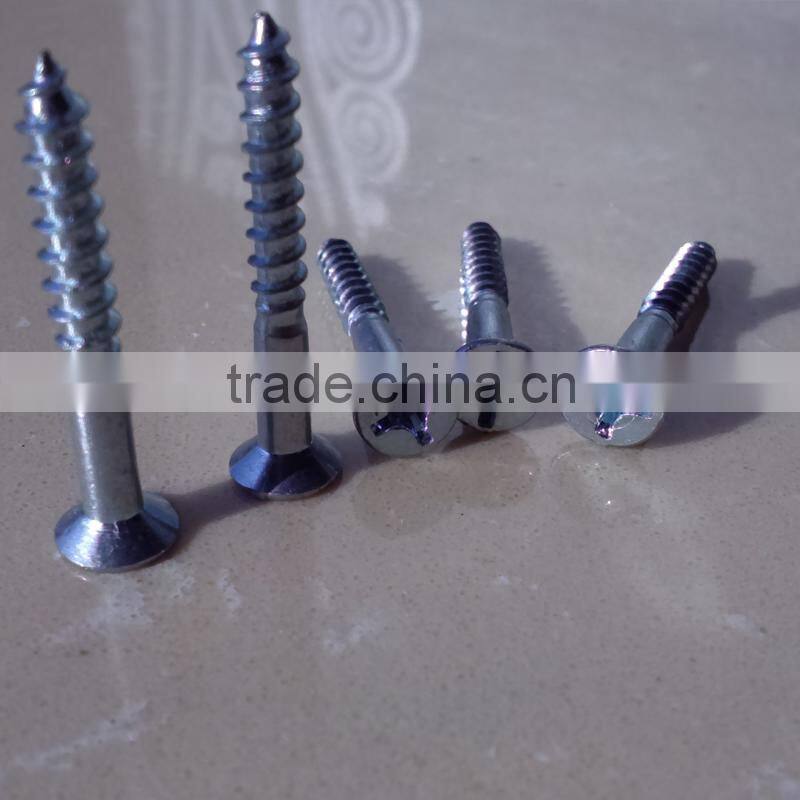 China factory 4.8 x 39 mm c1022 flat ph2 head galvanized wood screw