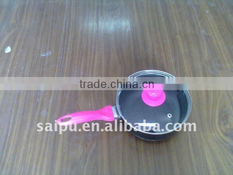 16cm, 2.0mm thickness grey ceramic coated frying pan
