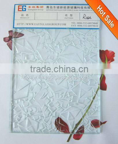 diamond patterned glass in building glass