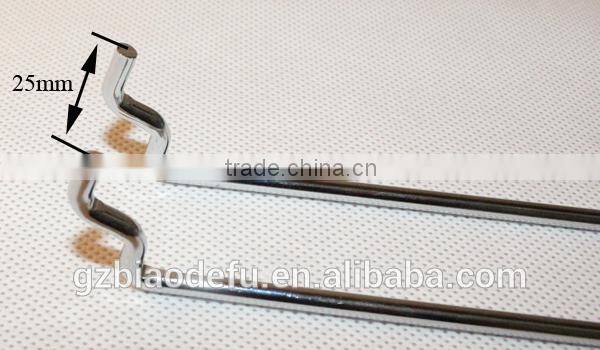 New products U shape peg board metal display pegboard hooks