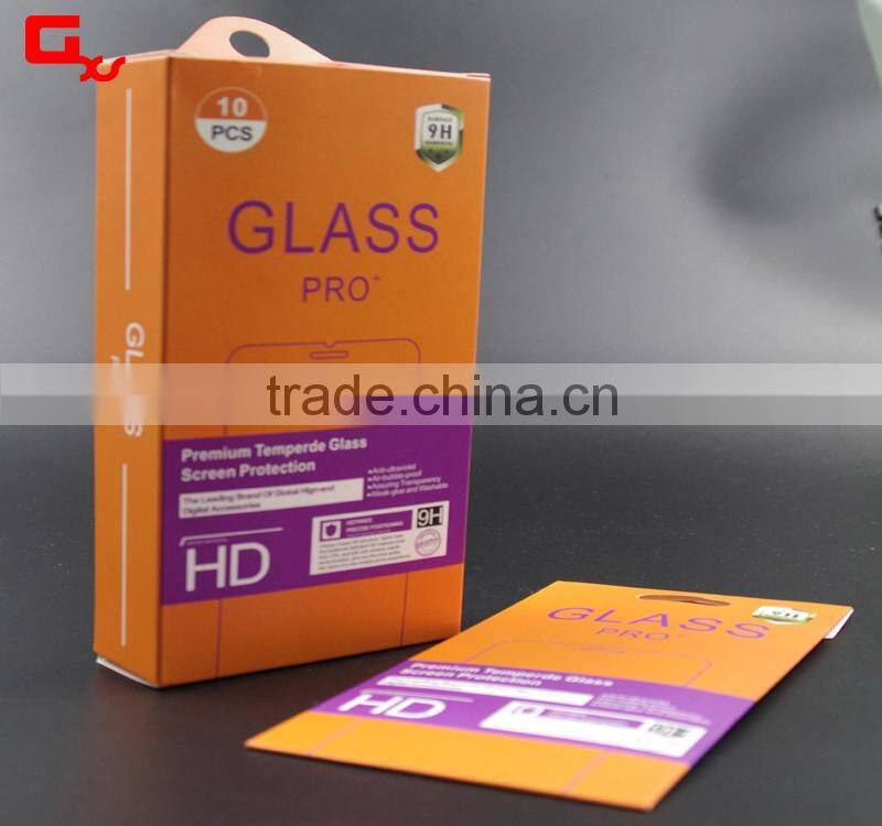 Wholesale 9H high transparency HD clear premium tempered glass screen protector for galaxy S7