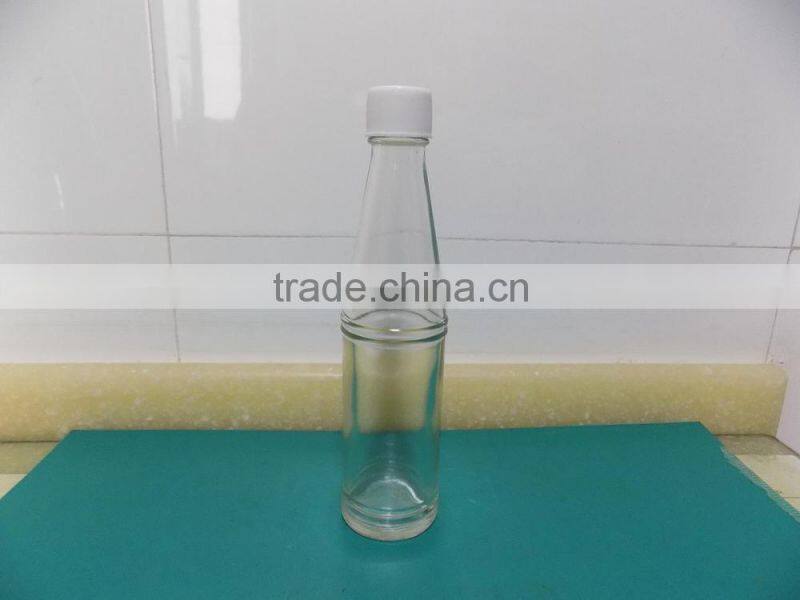60ml clear glass sauce bottle