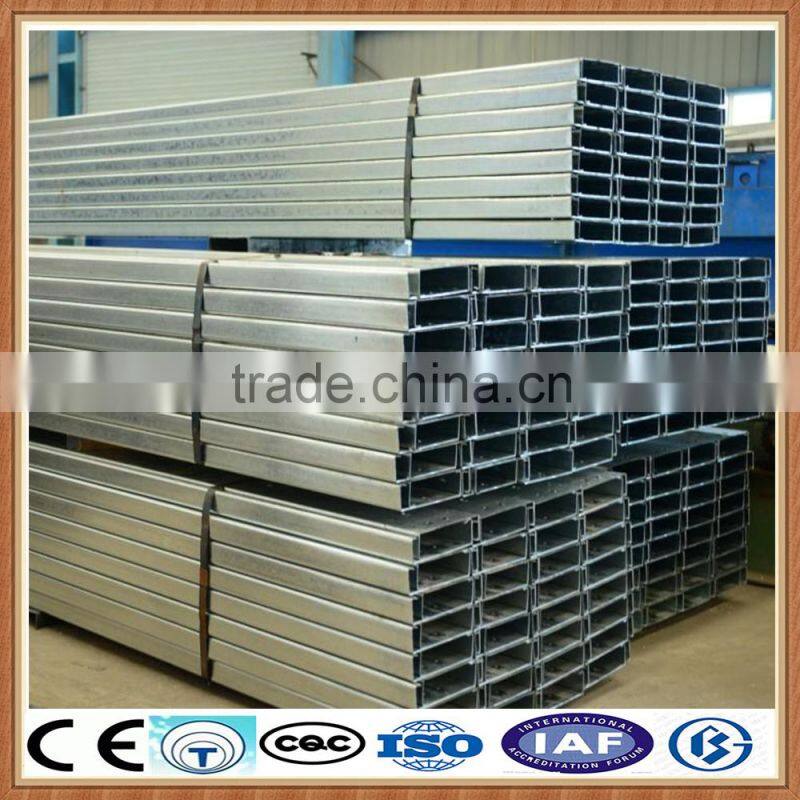 alibaba galvanized steel c channel price on website