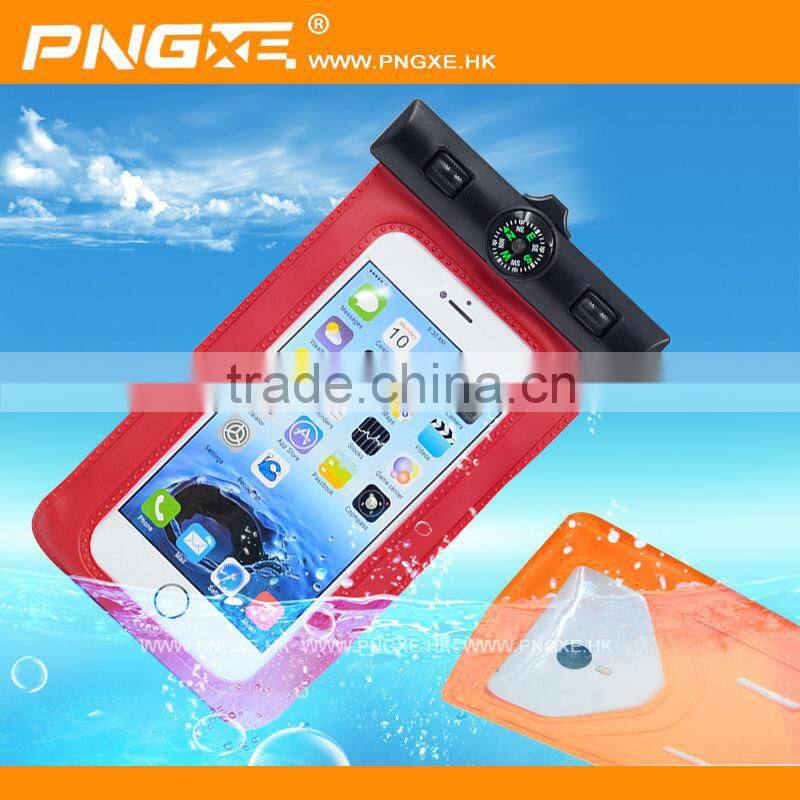 China supplier hot selling universal mobile phone pvc waterproof bag for samsung note3
