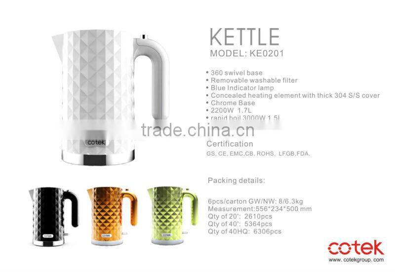 China Small domesitc applaince( 2 slice toaster and electric kettle set) CETL approve