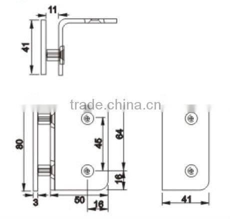 Bathroom clamp S576