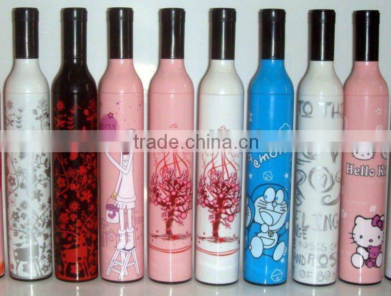 Wine bottle umbrella