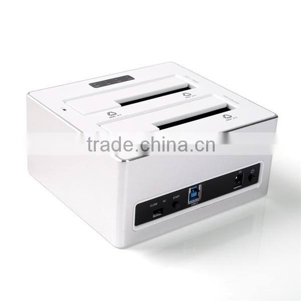 8TB 2-Bay 2.5" 3.5" sata hdd docking station for Mac
