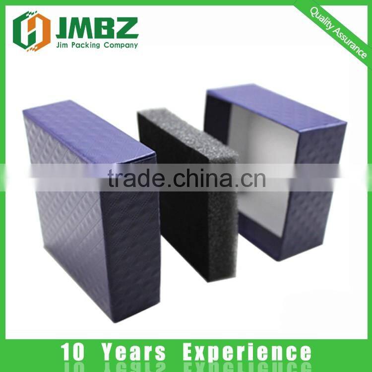 250-300gsm coated paper+rigid cardboard jewellery box