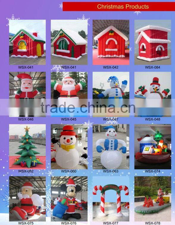 attractive design giant inflatable snowman family