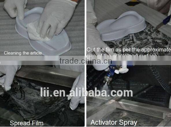 liquid image sell 20 pieces carbon fiber PVA water transfer printing film No.X5CF20V1
