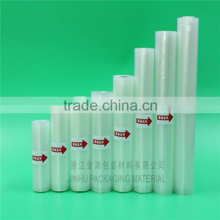 28cm x 15m custom embossed food rolls storage vacuum sealer bags