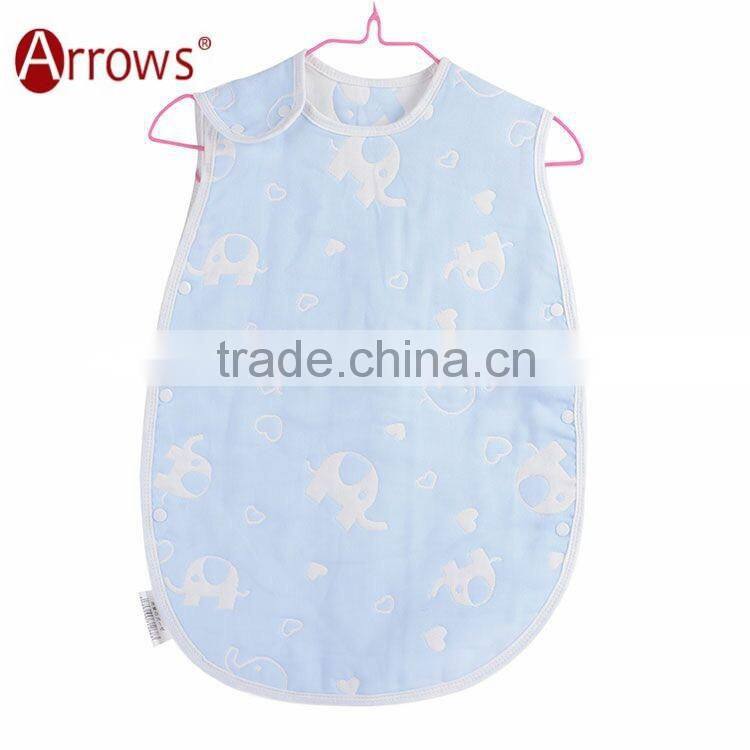 Six-layers of gauze sleeping bag anti kick quilt bag for infants and todders