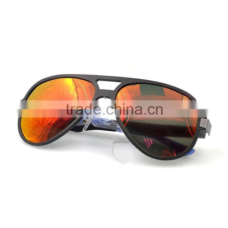 2016 fashionable safety carbon fiber polarized sunglasses for men