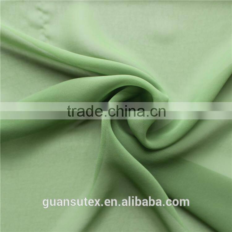 2016 high quality 50D plain pattern chiffon fabric,100% polyester cheap chiffon wholesale
