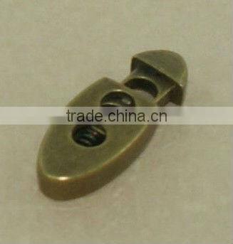 clothing metal drawstring stopper