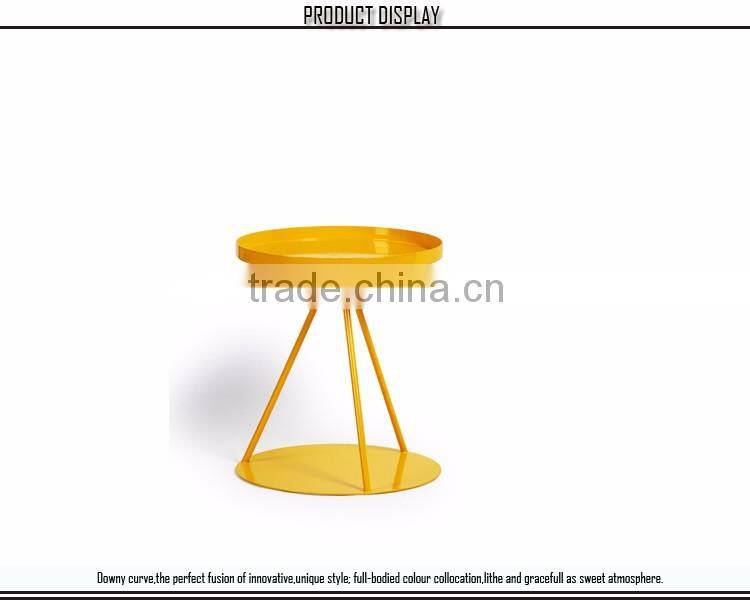 New Design Small Steel Metal Corner Table