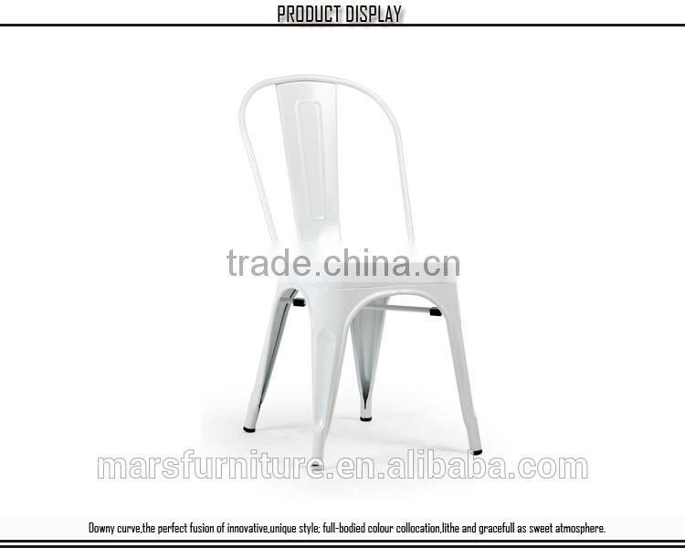 Vintage metal wholeslae stack dining chairs