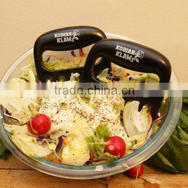 Food grade PC bbq meat claw handle forks bear paw claw