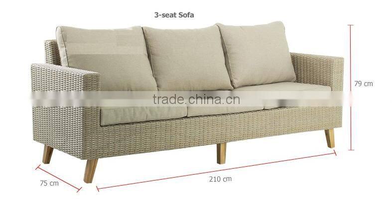 Contemporary Lifestyle Wicker Outdoor Sofa Furniture