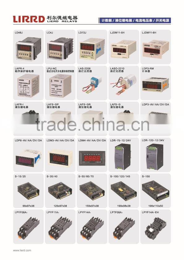 11pins 10A general purpose dc12v/dc24v/ac220v electrical relay LJQX-13F-3Z/HH63P/LY3 with LED