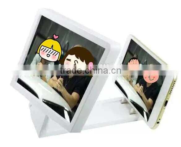 Mobile phone LCD LED screen magnifier Cellphone Magnifier /Enlarge stand Cellphone Magnifier