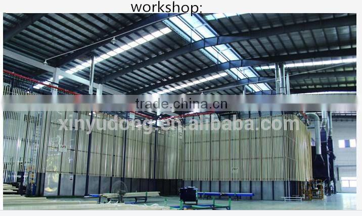 High fashion aluminium alloy curtain wall with glass products by Shandong Xinyudong Aluminum CO.LTD