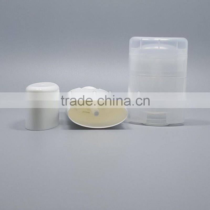 50ml clear plastic deodorant stick bottle container,PP deodorant gel container for body care