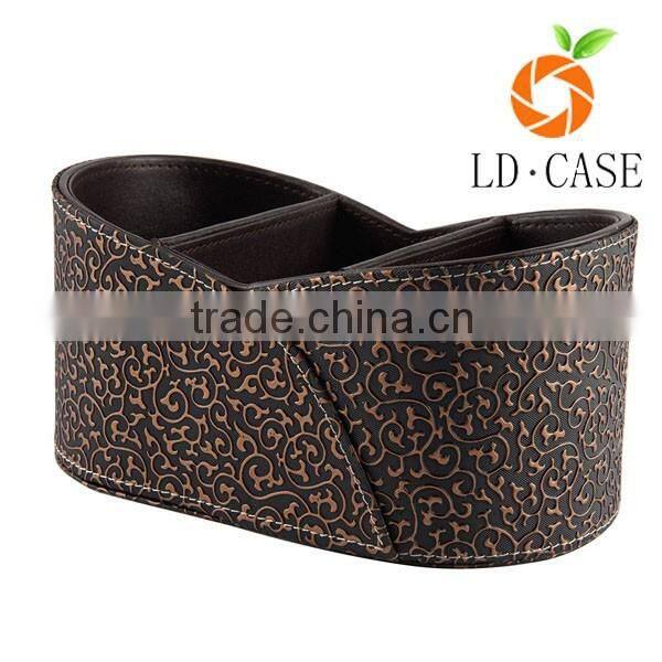 Cheapest best sell cheap leather TV remote control organizer storage case