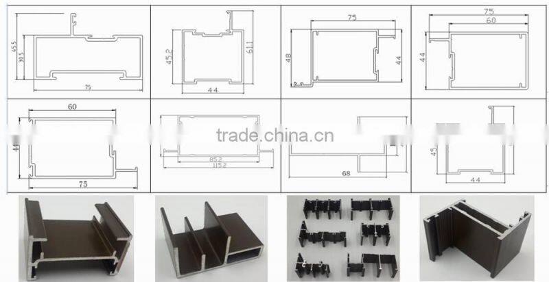 Long Lifespan aluminum profile for kitchen cabinet