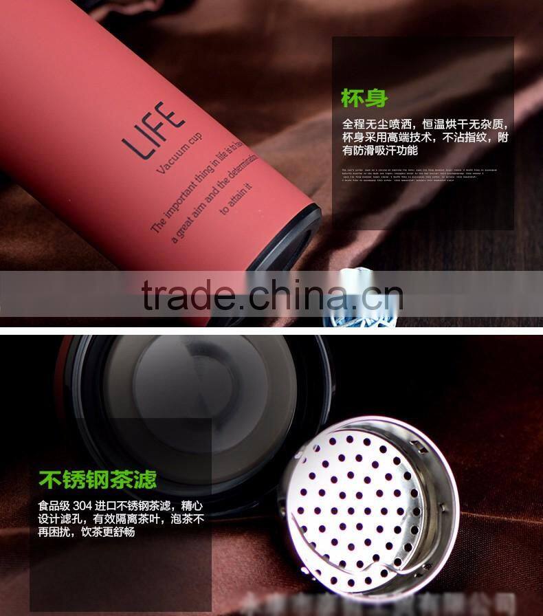 custom sports sublimation stainless steel filtered drink water bottles