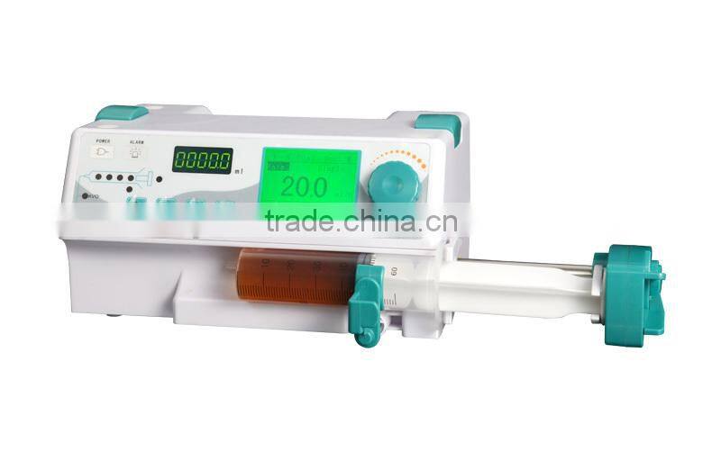 CE Approved Hot Sale voice alarm Clinic Device Portable Single-channel electric injection/syringe pump