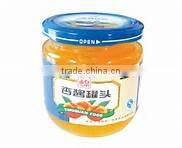 Apricot marmalade glass jar filling machine