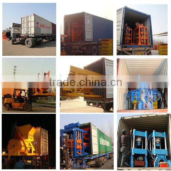 Simple operation hydraulic concrete block making machine QT4-30 made in China hydroform cement brick shaping equipment price