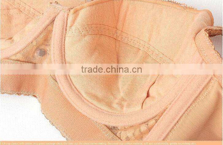 2014 Hot Sexy Womens Side Support Super Boost Plunge Push Up Lace Underwired Bra B C D E Cup